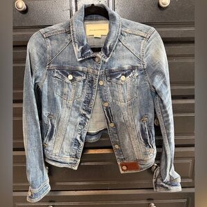 Pilcro Denim jacket w/ leather